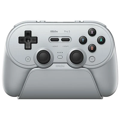 8BitDo Pro 3 Bluetooth Gamepad Controller for Switch/Switch 2/Windows/Android/iOS - Grey