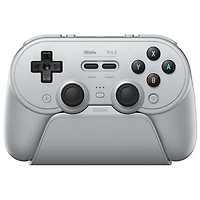 8BitDo Pro 3 Bluetooth Gamepad Controller for Switch/Switch 2/Windows/Android/iOS - Grey