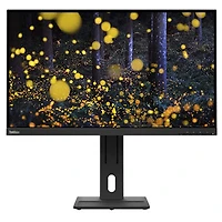 Open Box - Lenovo 27" QHD 75Hz IPS Monitor with Built-in Speakers (62D0GAR1US) - Black