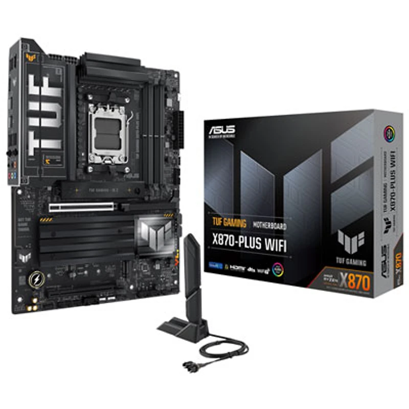 ASUS TUF GAMING X870-PLUS Wi-Fi 7 ATX AM5 Motherboard for AMD Ryzen 9000/8000/7000 Series CPUs