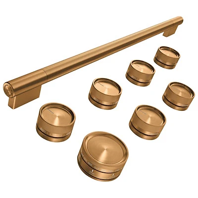KitchenAid 8-Piece Handle & Knob Hardware Accessory Kit for 36" Commercial-Style Range (W11774729) - Bronze