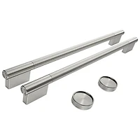 KitchenAid Handle & Knob Hardware Accessory Kit for 30" Double Wall Oven & Microwave Combo (W11774416) - Stainless Steel