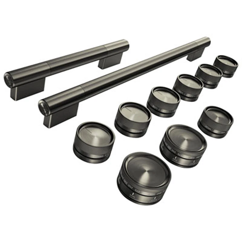 KitchenAid 11-Piece Handle & Knob Hardware Accessory Kit for 48" Commercial-Style Range (W11774731) - Black Ore