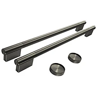 KitchenAid Handle & Knob Hardware Accessory Kit for 30" Double Wall Oven & Microwave Combo - Black Ore