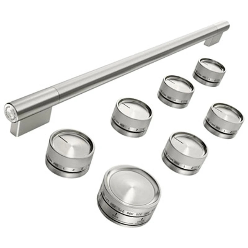 KitchenAid 11-Pieces Handle & Knob Hardware Accessory Kit for 36" Commercial-Style Induction Range (W11774740) - Stainless Steel