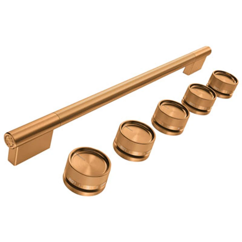 KitchenAid 6-Piece Handle & Knob Hardware Accessory Kit for Slide-In Convection Electric Range (W11773967) - Bronze