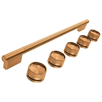 KitchenAid 6-Piece Handle & Knob Hardware Accessory Kit for Slide-In Convection Electric Range (W11773967) - Bronze