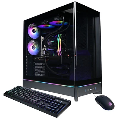 CyberPowerPC Gamer Supreme Gaming PC (Intel Core i7-14700F/32GB RAM/2TB SSD/GeForce RTX5070/Windows 11) - English