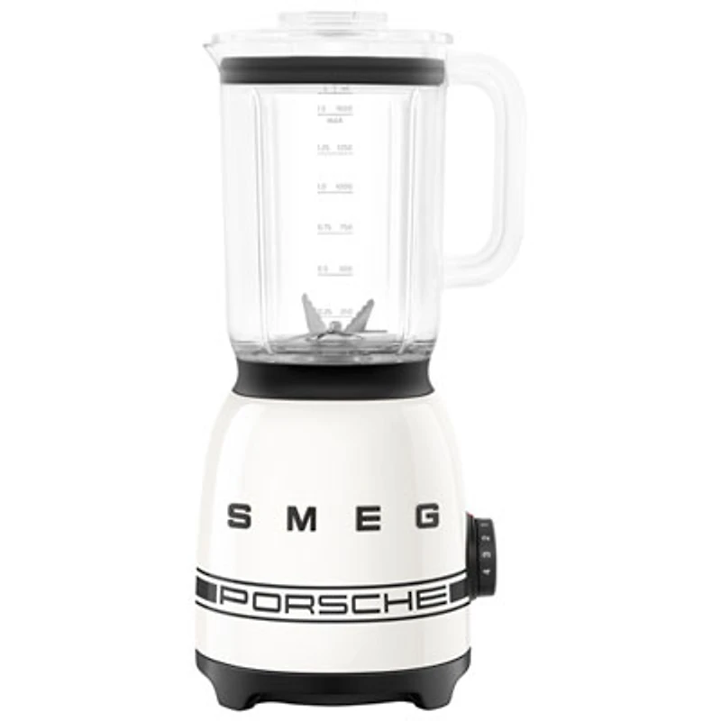 Smeg 50's Style 1.5L 600-Watt Countertop Blender - Carrara White
