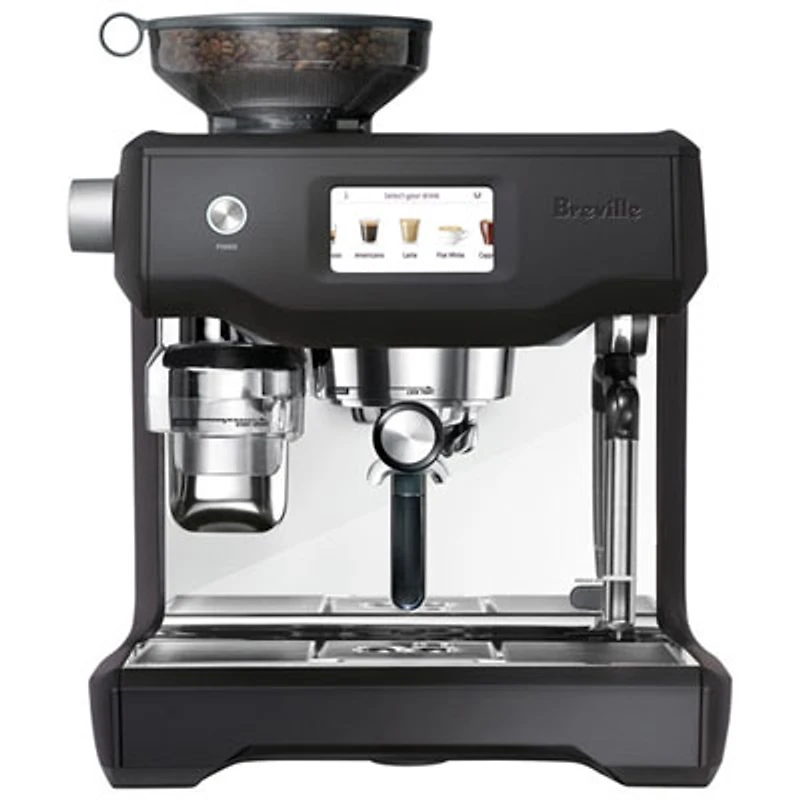 Refurbished (Good) - Breville Oracle Touch Automatic Espresso Machine w/Frother&Coffee Grinder - Black Truffle - Remanufactured by Breville