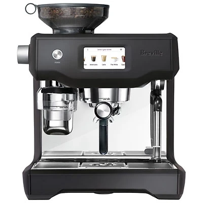 Refurbished (Good) - Breville Oracle Touch Automatic Espresso Machine w/Frother&Coffee Grinder - Black Truffle - Remanufactured by Breville