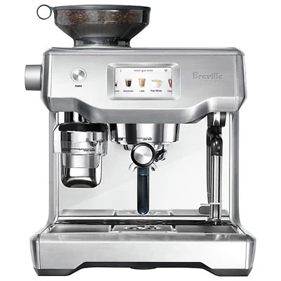 Refurbished (Good) - Breville Oracle Touch Automatic Espresso Machine w/Frother&Coffee Grinder - Brushed SS - Remanufactured by Breville