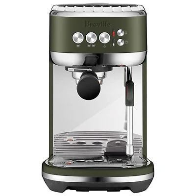 Refurbished (Good) - Breville Bambino Plus Automatic Espresso Machine - Olive Tapenade - Remanufactured by Breville