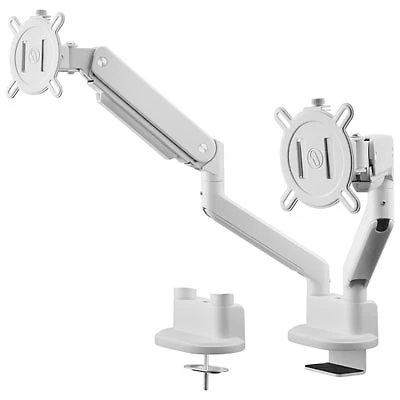 One For All 13" - 35" Solid Dual Monitor Mount - White