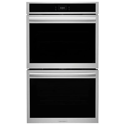 Frigidaire Gallery 30" 10.6 Cu. Ft. Double True Convection Electric Wall Oven (GCWD3070AF) - Stainless Steel