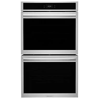 Frigidaire Gallery 30" 10.6 Cu. Ft. Double True Convection Electric Wall Oven (GCWD3070AF) - Stainless Steel