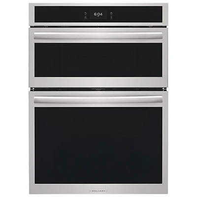 Frigidaire Gallery 30" 5.3 Cu. Ft. Combination True Convection Electric Wall Oven (GCWM3070AF) - Stainless Steel
