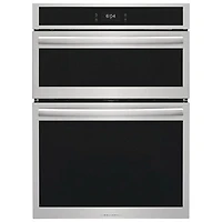 Frigidaire Gallery 30" 5.3 Cu. Ft. Combination True Convection Electric Wall Oven (GCWM3070AF) - Stainless Steel