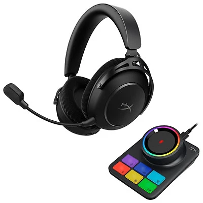 Hyperx Cloud Alpha 2 Pro On-Ear Noise Cancelling True Wireless Headphones - Black