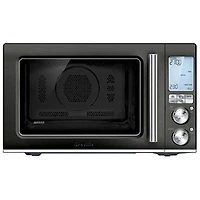 Refurbished (Good) - Breville Combi Wave 3-in-1 Convection Microwave w/ Air Fryer - 1.1 Cu Ft - Black SS - Remanufactured by Breville