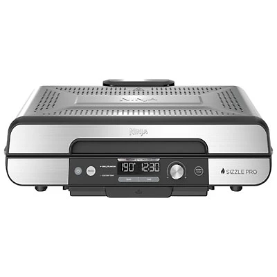Ninja Sizzle Pro XL 20" Indoor Grill - Black/Stainless Steel