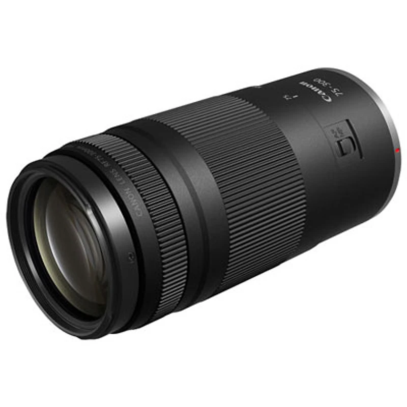 Open Box - Canon RF 75-300mm f/4–5.6 DC Motor Lens - Black