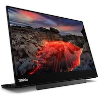 Open Box - Lenovo ThinkVision M14t Gen2 14" Monitor - Raven Black