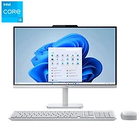 Open Box - Lenovo All-in-One PC - Cloud Grey (Intel Core i3 N305/16GB RAM/512GB SSD/Windows 11)