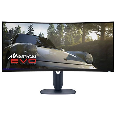 Open Box - Alienware 34" QD-OLED 240Hz 0.03ms GTG OLED LCD G-Sync FreeSync Gaming Monitor (AW3425DW) - Black