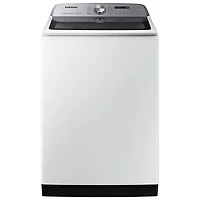 Open Box - Samsung 6.0 Cu. Ft. High Efficiency Agitator Top Load Washer (WA52DG5500AWUS) - White - Perfect Condition
