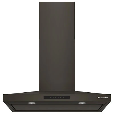 KitchenAid 36" Wall Mount Range Hood (KVWC736SBE) - Black Ore