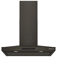 KitchenAid 36" Wall Mount Range Hood (KVWC736SBE) - Black Ore