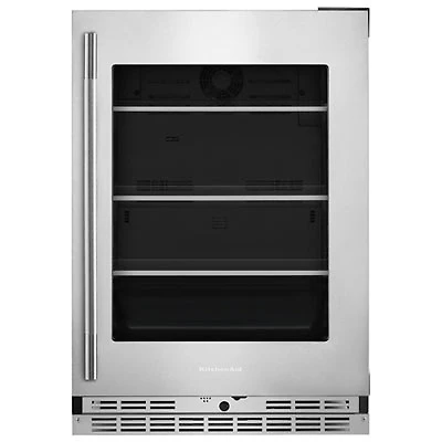 KitchenAid Undercounter 5.2 Cu. Ft. Bar Fridge (KURR524SPS) - PrintShield Stainless Finish