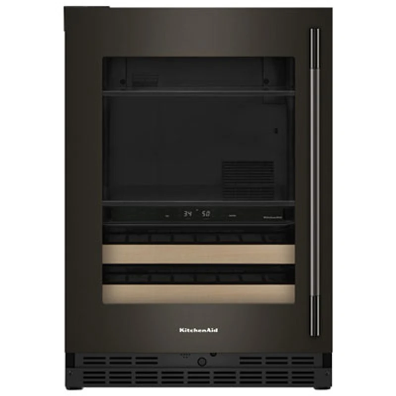 KitchenAid 14-Bottle Freestanding Beverage Center (KUBL524SBE) - Black Ore