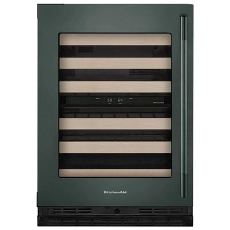KitchenAid Undercounter 46-Bottle Freestanding Wine Cellar (KUWL524SJP) - Juniper