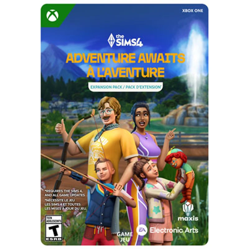 The Sims 4 Adventure Awaits Expansion Pack (Xbox One