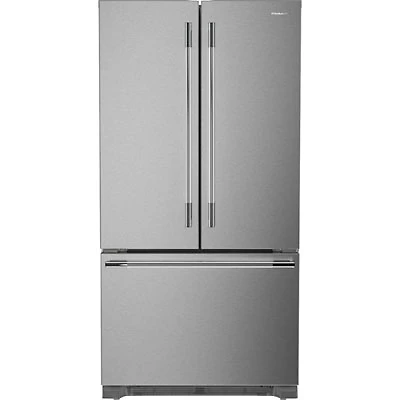 KitchenAid 36" 21.9 Cu. Ft. French Door Refrigerator with Water Dispenser (KRFC136TPS) - PrintShield Stainless