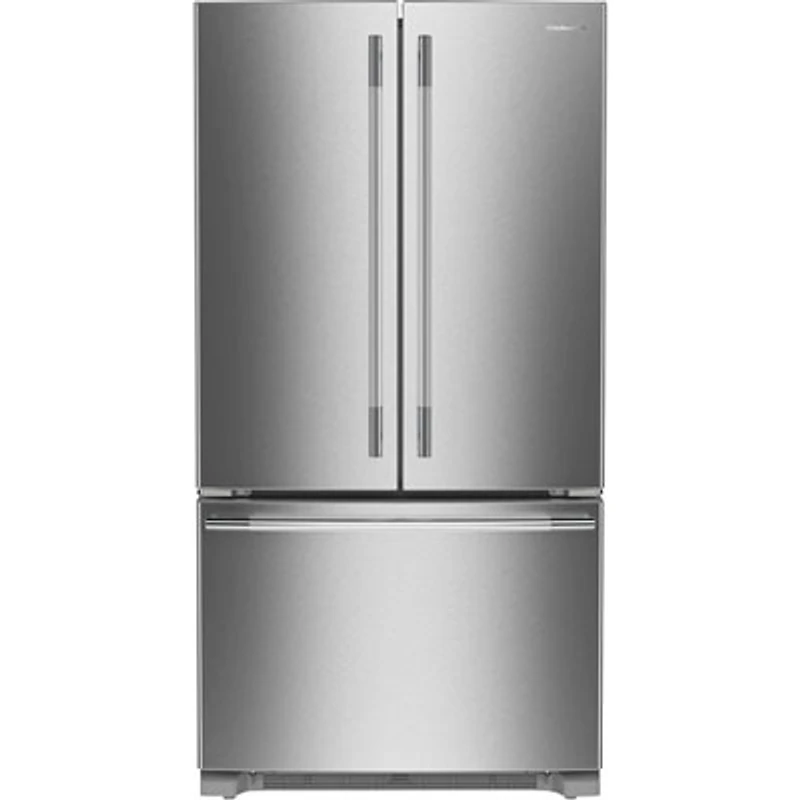 KitchenAid 36" 29.2 Cu. Ft. French Door Refrigerator w/ Water Dispenser (KRFF136SPS) - PrintShield Stainless