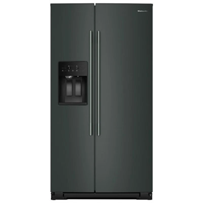 KitchenAid 36" 20.9 Cu. Ft. Side-By-Side Refrigerator w/ Water & Ice Dispenser (KRSC536RJP) - Juniper