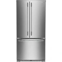 KitchenAid 33" 22.1 Cu. Ft. French Door Refrigerator w/Water Dispenser (KRFF333SPS) - PrintShield Stainless