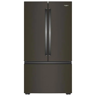 Whirlpool 36" 24.3 Cu Ft French Door Refrigerator w/ Water Dispenser (WRFC3036RV) - Black Stainless Finish