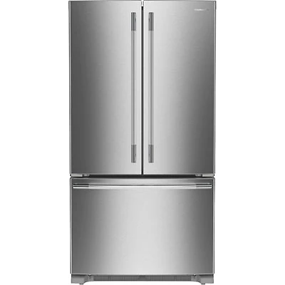 KitchenAid 36" 20 Cu. Ft. French Door Refrigerator w/ Water Dispenser (KRFC136SPS) - PrintShield Stainless