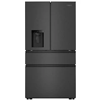 Whirlpool 36" 28.9 Cu Ft French Door Refrigerator w/ Water & Ice Dispenser (WRMF3536SV) - Print Resist Black SS