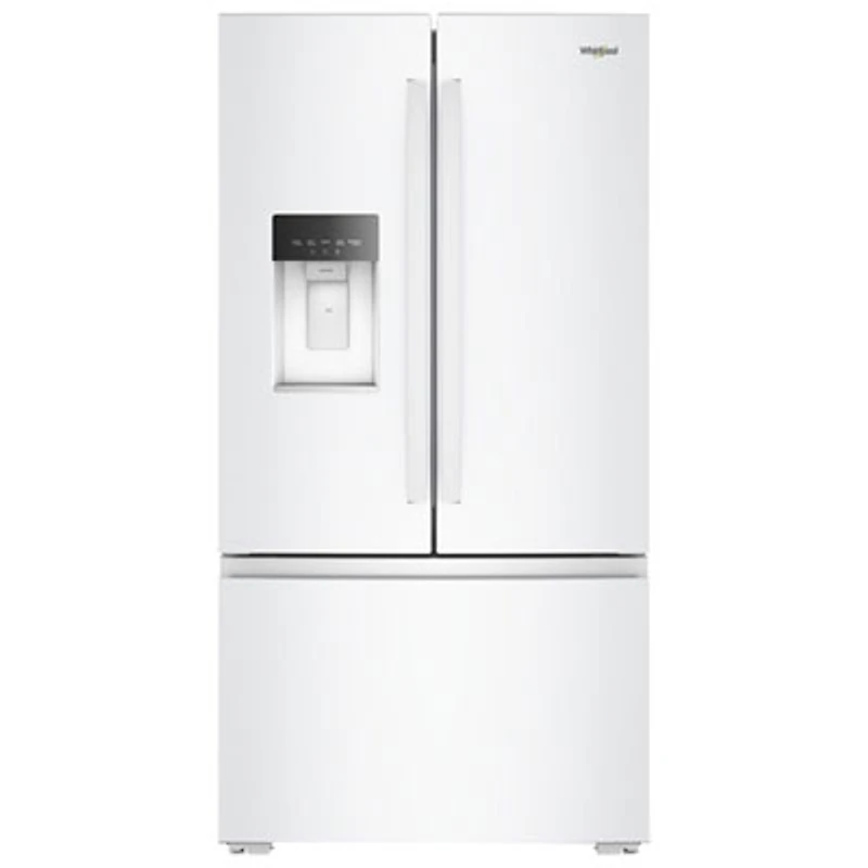 Whirlpool 36" 23.4 Cu. Ft. French Door Refrigerator with Water & Ice Dispenser (WRFC5036RW) - White