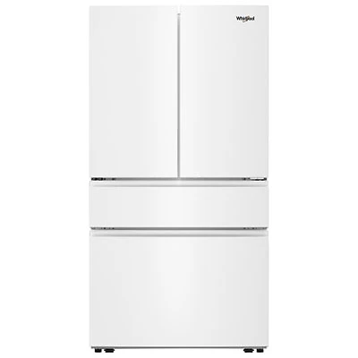 Whirlpool 36" 29.8 Cu. Ft. French Door Refrigerator with Water Dispenser (WRMF3336SW) - White