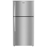 Whirlpool 30" 19.3 Cu. Ft. Top Freezer Refrigerator (WRTX7419SZ) - Fingerprint-Resistant Stainless Finish