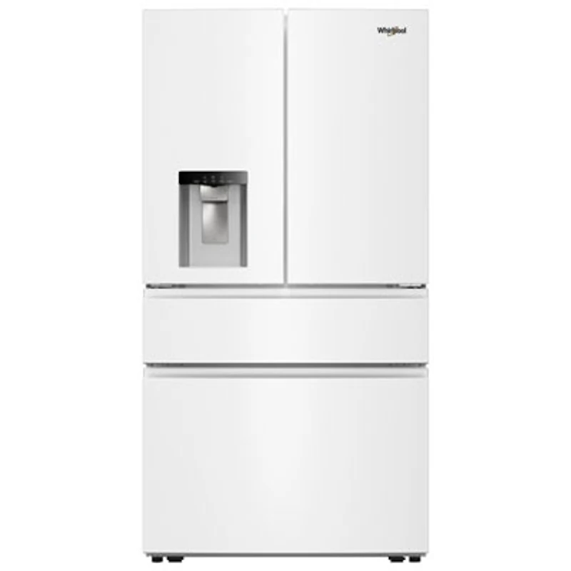Whirlpool 36" 28.9 Cu. Ft. French Door Refrigerator with Water & Ice Dispenser (WRMF3536SW) - White