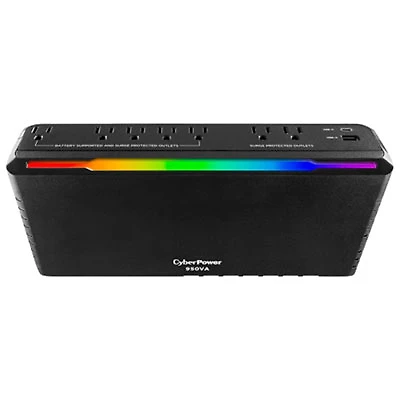 CyberPower 950VA UPS Battery Backup (GX950UC) - Black