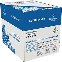 Domtar 2500-Sheet 8.5" x 11" Multi-Purpose Paper - 92 Brightness