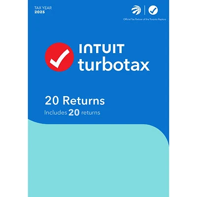 TurboTax 2025 (PC) - 1 User - 20 Returns